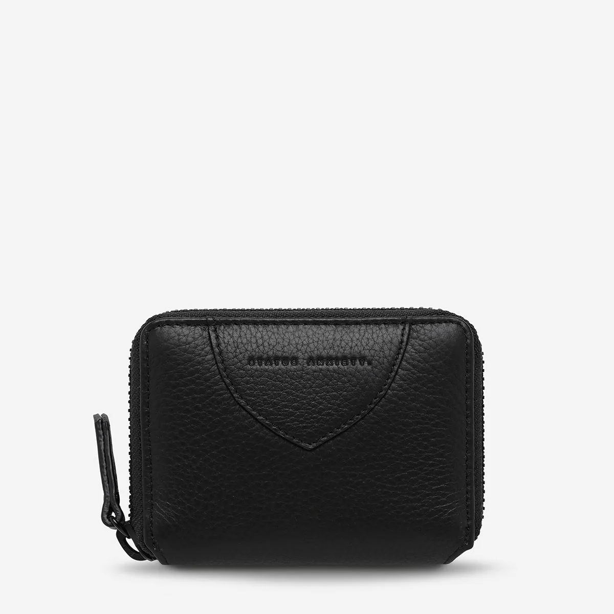 Wayward Wallet Black Croc Embossed