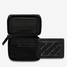 Wayward Wallet Black Croc Embossed