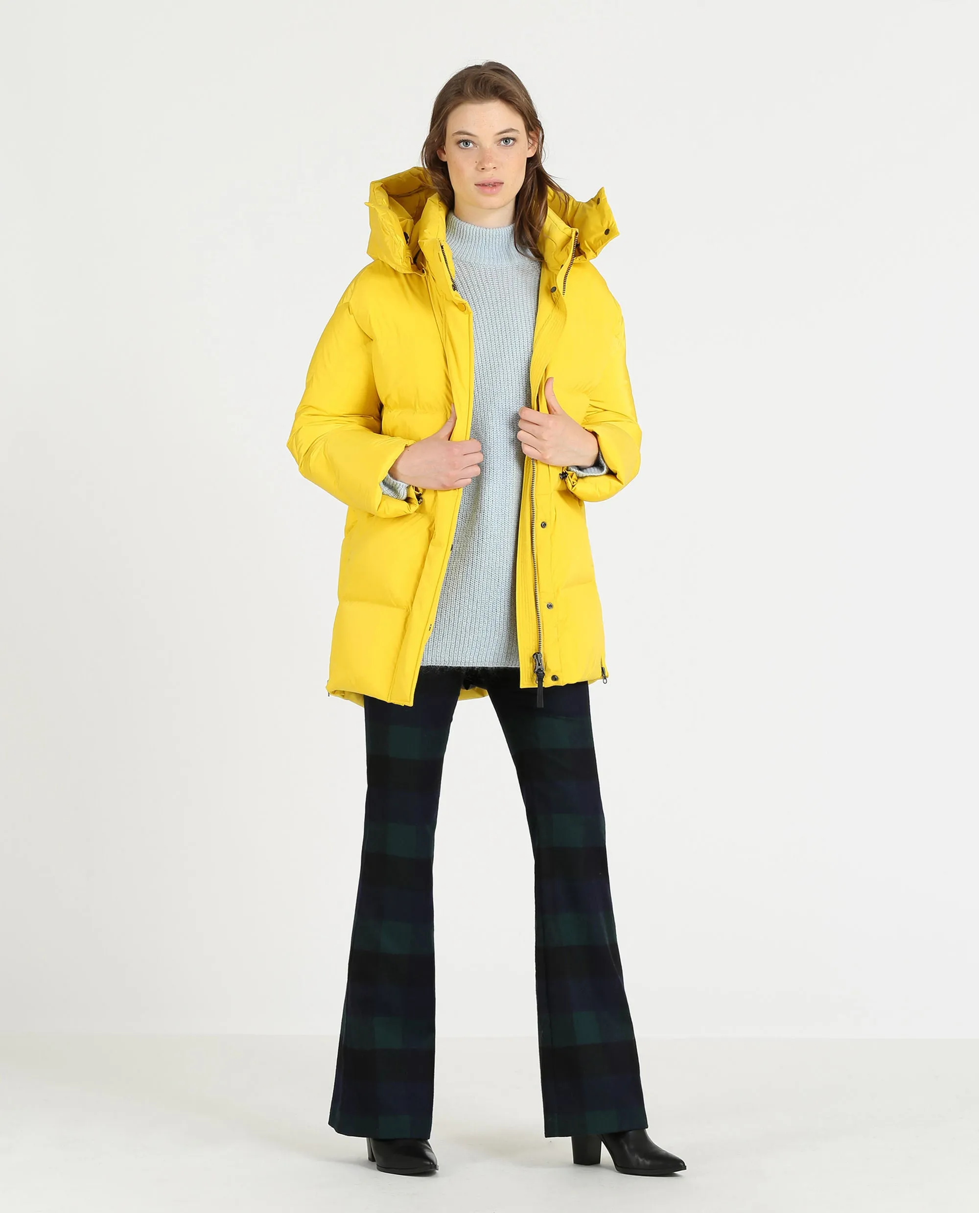 Woolrich WS Aurora Puffy Coat- Amarillo