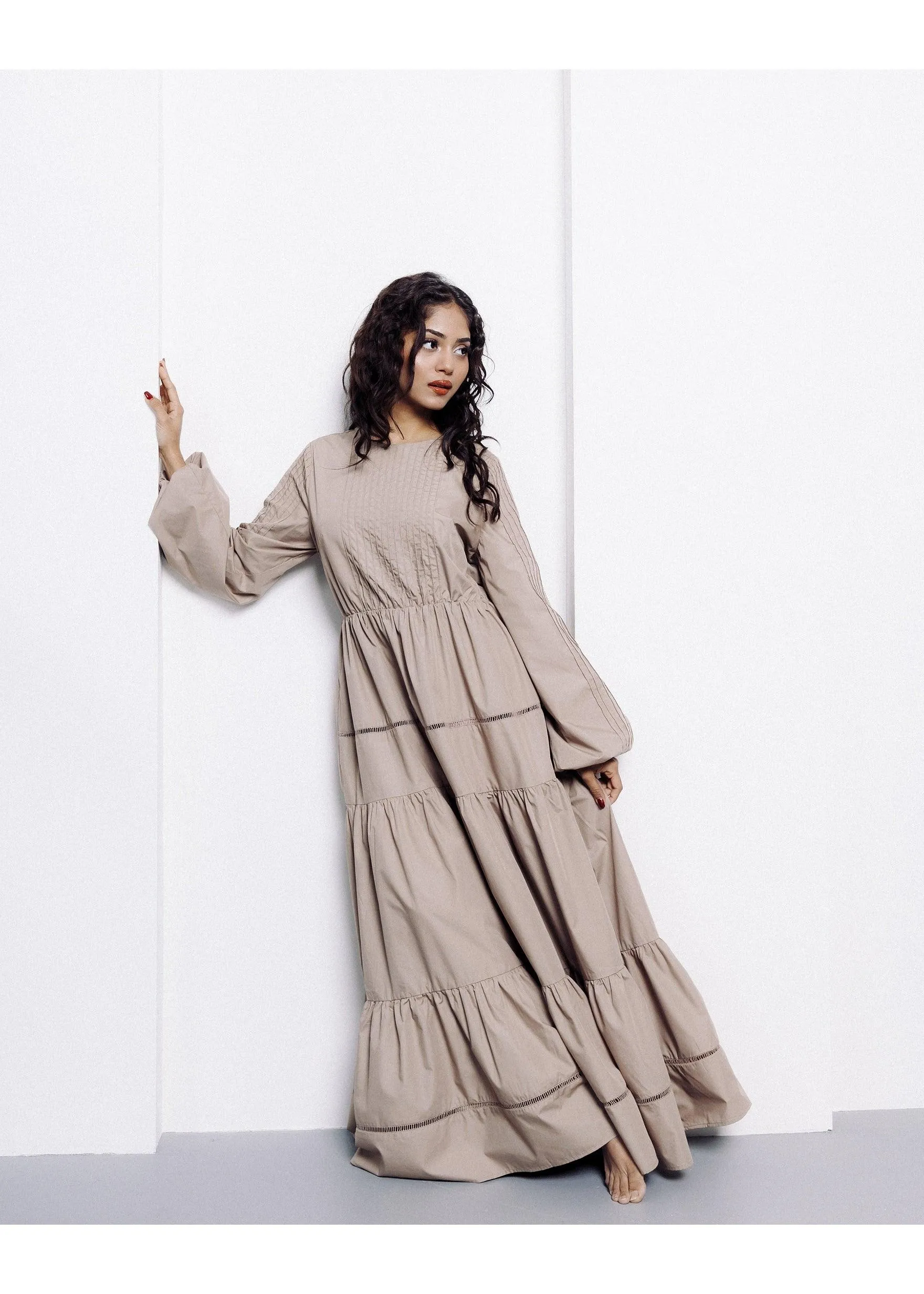 Yasmeen Maxi Dress - Sand