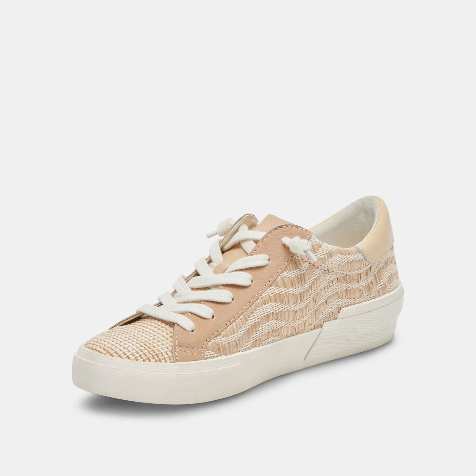 ZINA SNEAKERS WHEAT RAFFIA