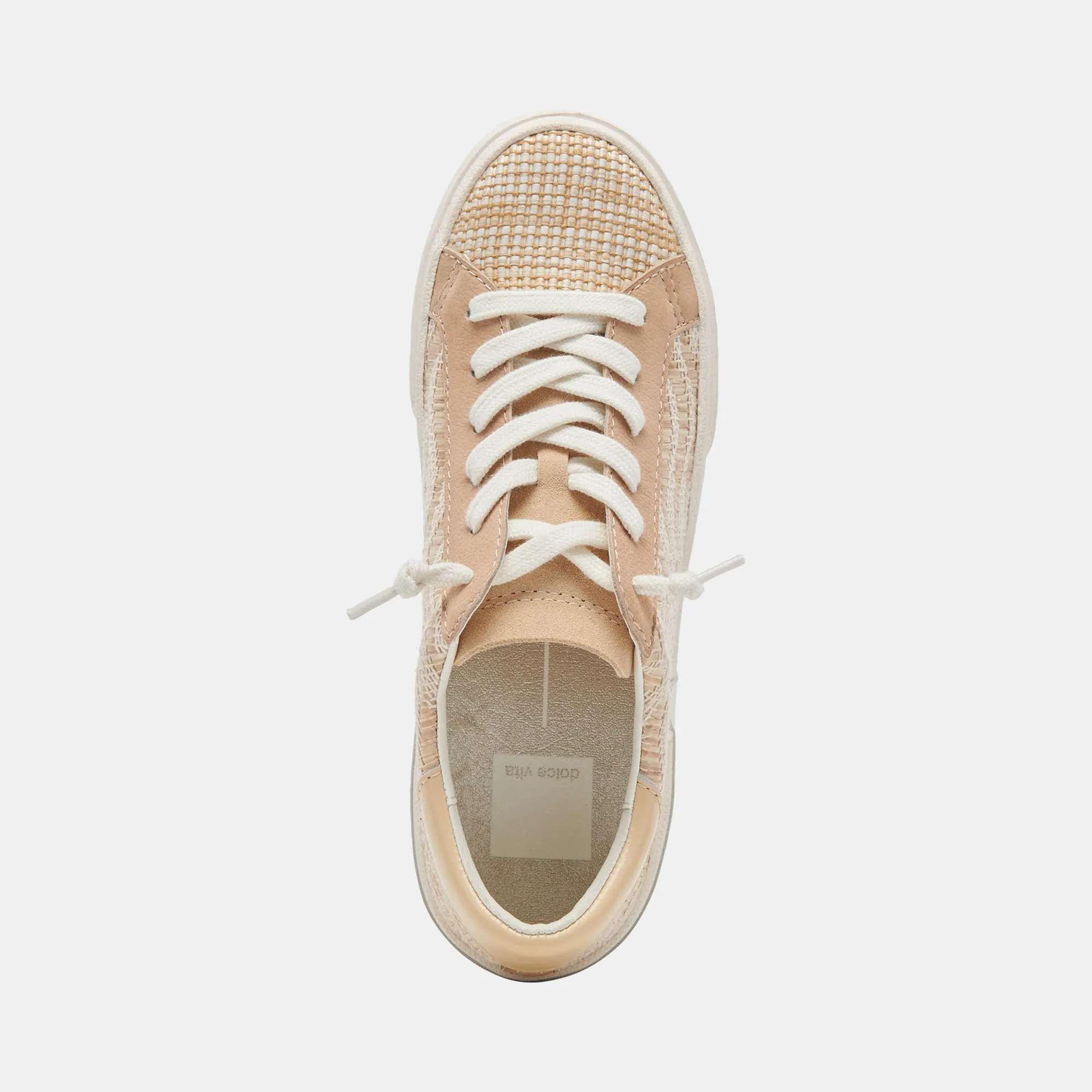 ZINA SNEAKERS WHEAT RAFFIA