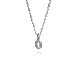 Zoe Lucky Number 0 Silver Necklace